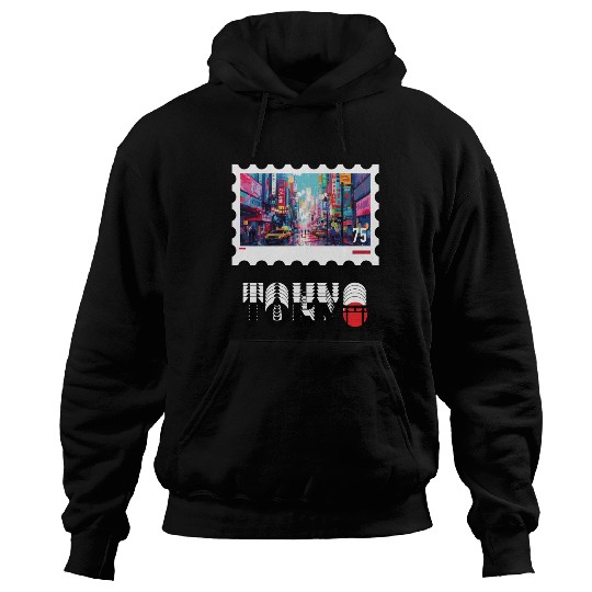 Tokyo: The Pulse of the Future Hoodies