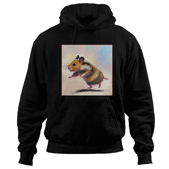 Running away hamster Hoodies