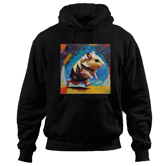 Hamster runner Hoodies