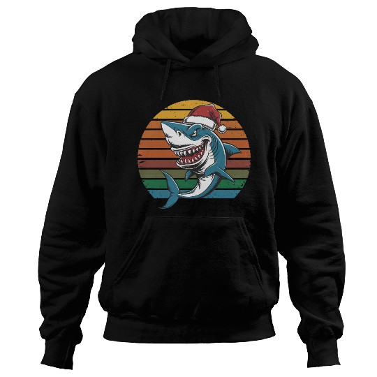 Christmas Shark Hoodies