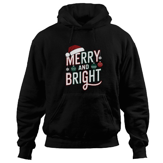 Bright and Merry Holiday Cheer Hoodies