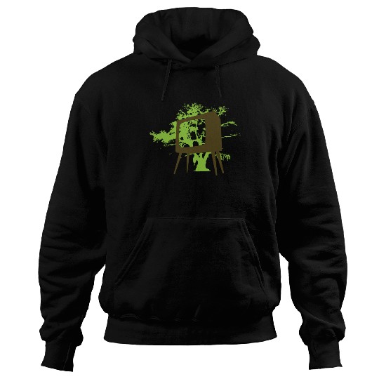 Eco-Friendly Tree Art Illustration Hoodies