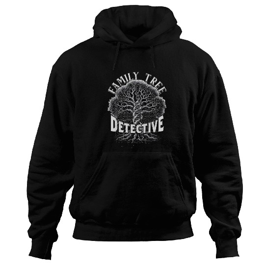 Genealogy Genealogist Family Tree Detective Hoodies