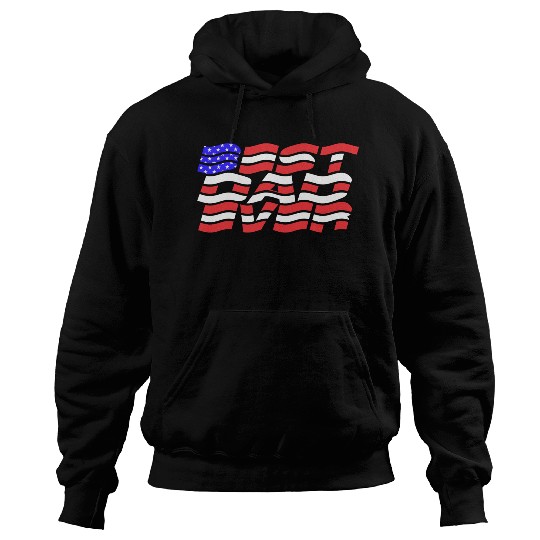 Best Dad Ever US Flag Hoodies