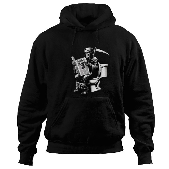 Death on Toliet Hoodies
