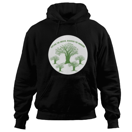 Green Tree Environmentalism Advocacy Hoodies