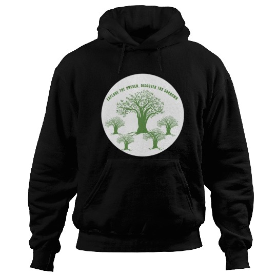 Green Tree Environmentalism Advocacy Hoodies