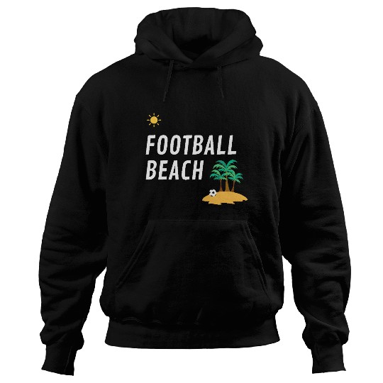 Sunset Football Beach Hoodies
