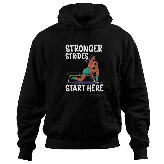 Bulgarian Squat Exercise Fitness Workout Gym Hoodies