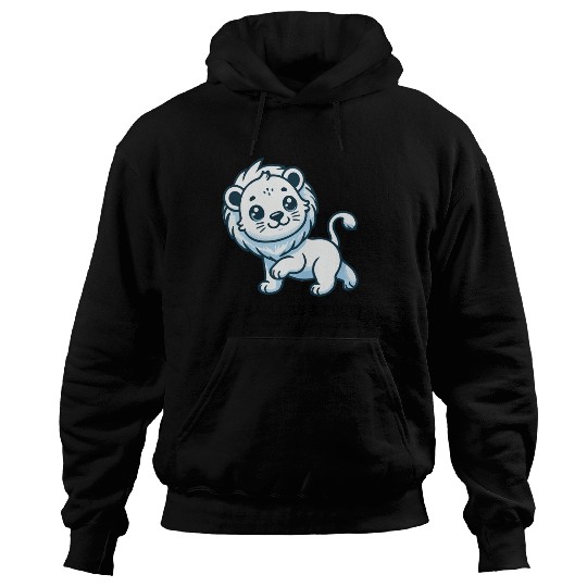 Fearless lion cub Hoodies