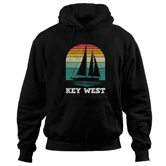 KEY-WEST FLORIDA Sailing Sunshine-State West Keys Hoodies