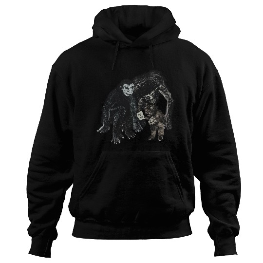 Surreal Monster Art – Dark Humor What It Says Desi Hoodies