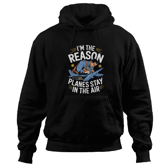 Aircraft Technician Avionics Maintenance Airport Hoodies