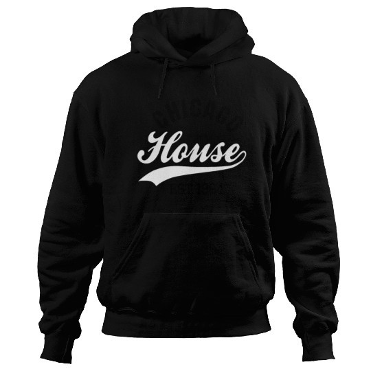 Vintage Chicago House Est 1984 House Party DjIdea Hoodies
