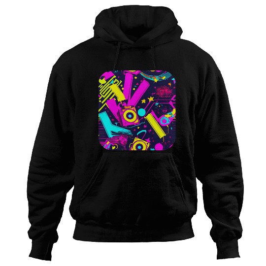 retro vintage 80s pop culture Hoodies