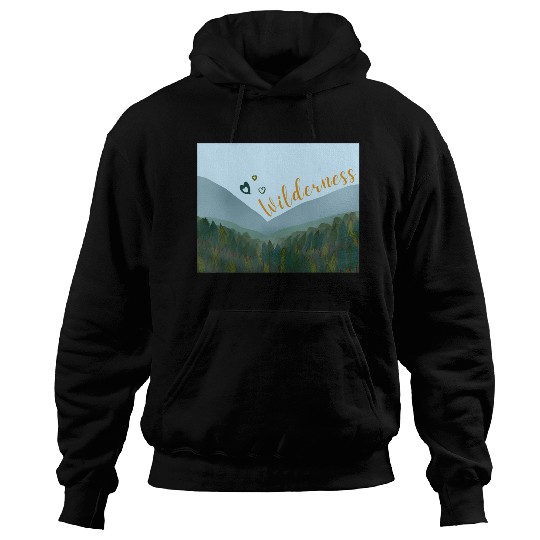 Love wilderness sticker, adventure, outdoors Hoodies