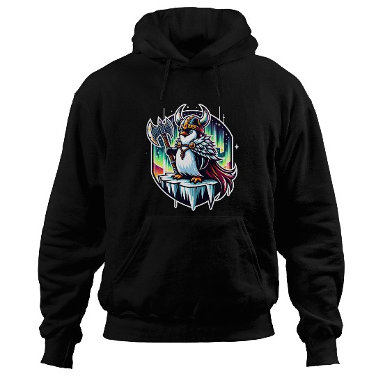 Viking Penguin Conquering Northern Lights Hoodies