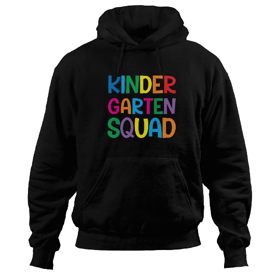 Kindergarten Squad Teacher Back To School Hoodies