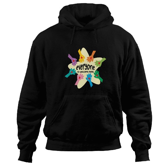 Everyone Is Welcome, Idaho Teacher, teacher, idaho Hoodies