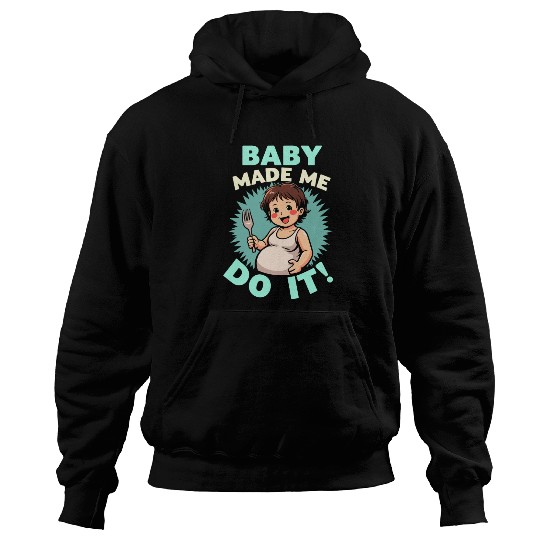 Pregnancy Cravings Funny Maternity Food Baby Bump Hoodies