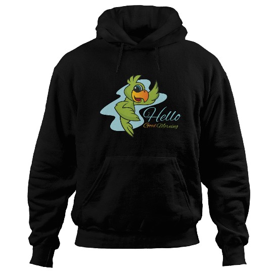 HELLO parrot bird pirate kids Hoodies