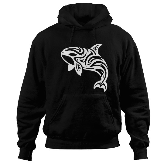 Eleganter Orca T Tattoo Style Hoodies