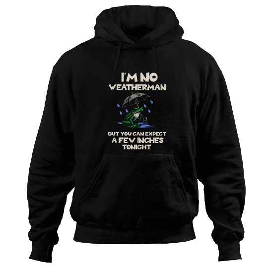 I'm No Weatherman Hilarious Weather Innuendo Quote Hoodies