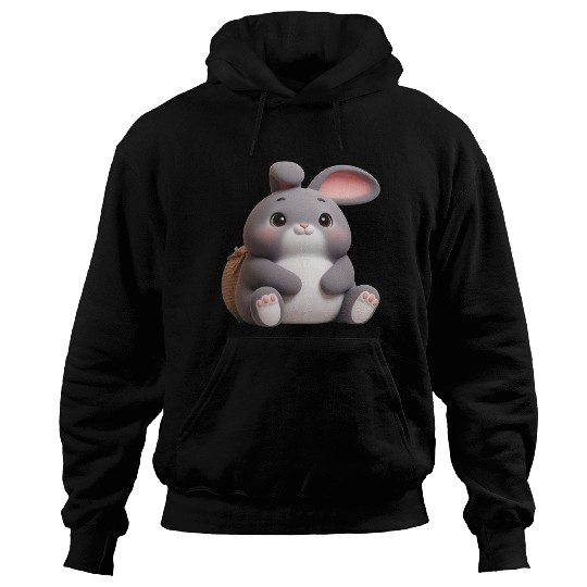 3D Bunny Hoodies