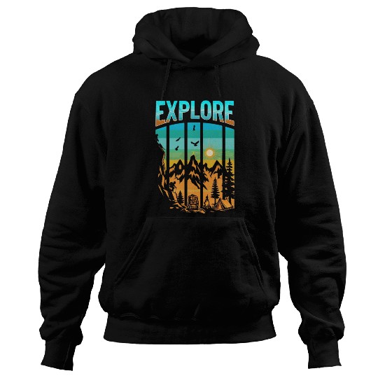Apex Ascent: Embrace the Untamed Horizon Hoodies
