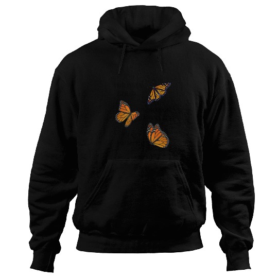 the only good orange monarch is a butterfly Hoodies