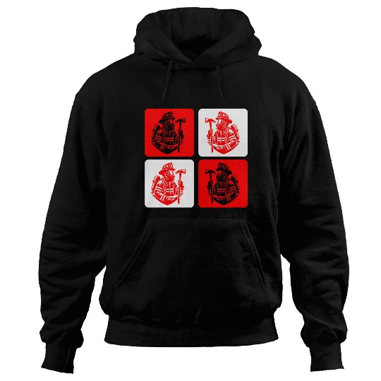 Fire Brigade - Courage In Action Hoodies