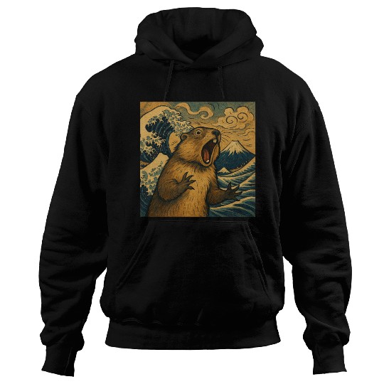 The Great Scream off Kanagawa – Marmot Overboard Hoodies