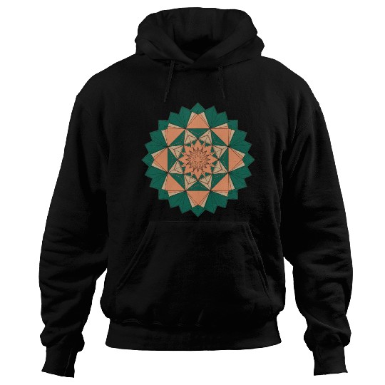 Abstract Starburst Mandala Hoodies