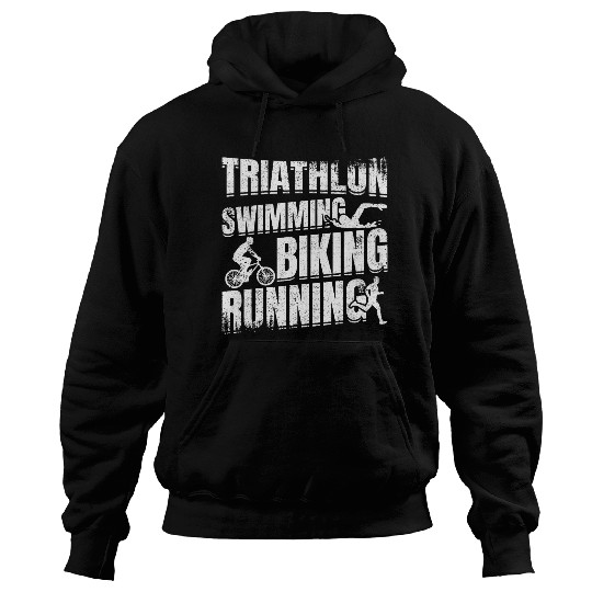 Triathlon Swim Run Cycle Hoodies
