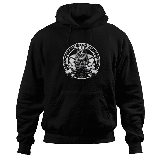 Viking Warrior Man Odin Thor Norman Walhalla Hoodies