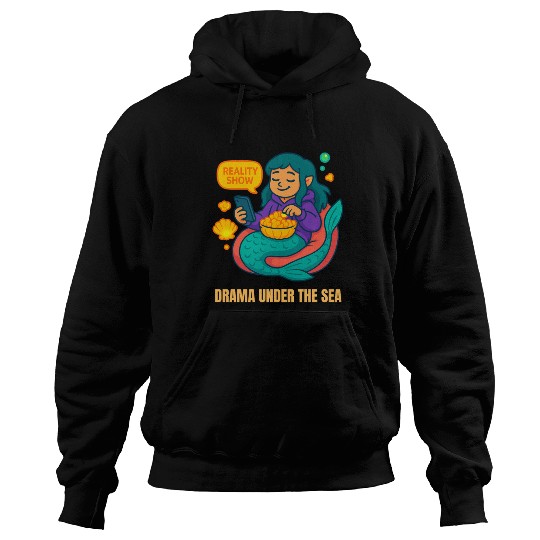 Drama Under the Sea Hoodies