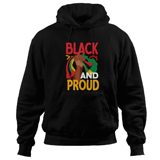 Juneteenth Black And Proud Hoodies