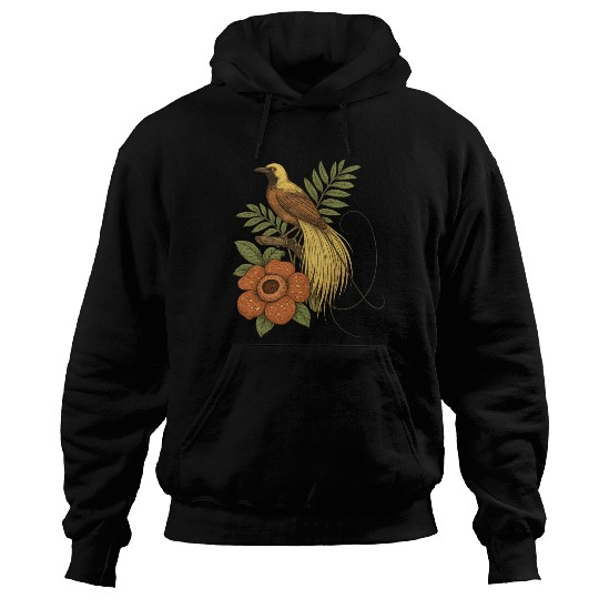 Bird of Paradise Rafflesia Hoodies