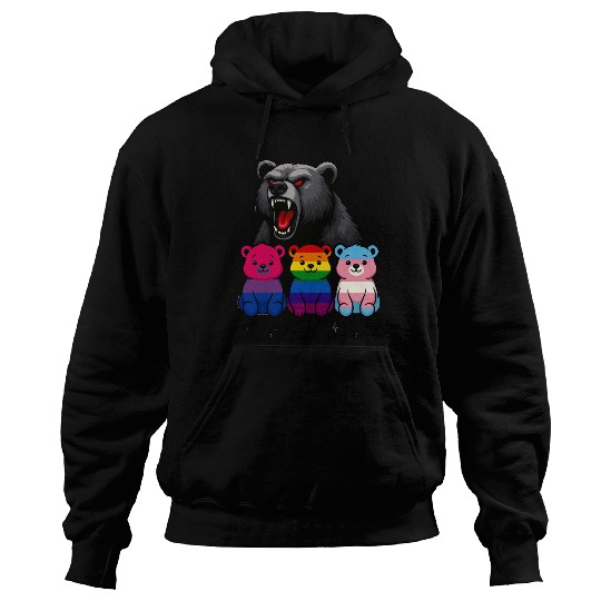 Mama Bear Pride Cubs Hoodies