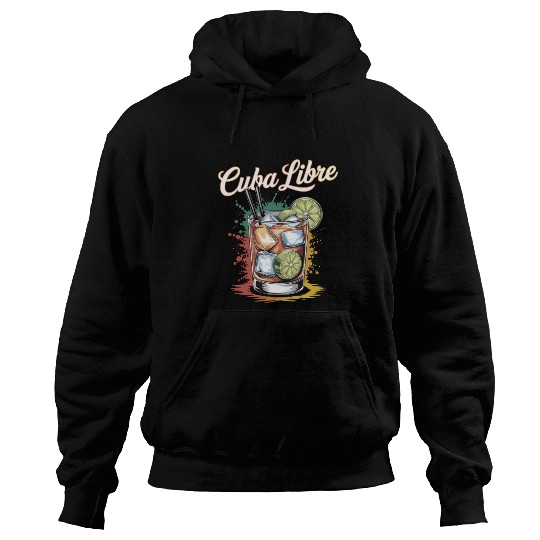 Blutgruppe Cuba Libre Cocktail Bartender Hoodies