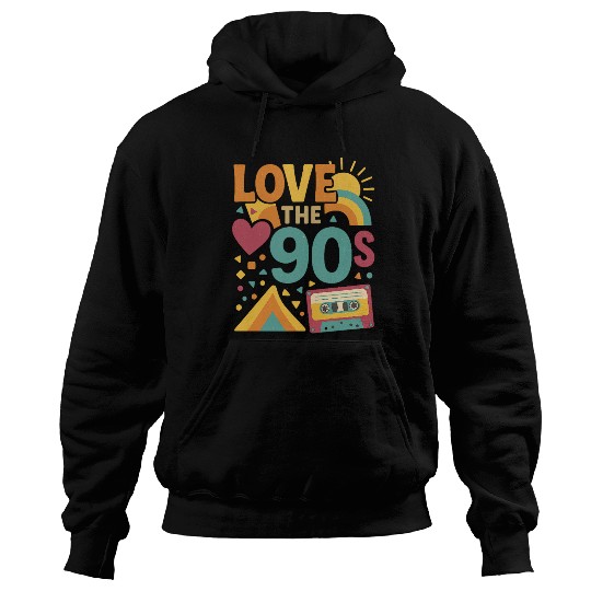 Retro 90s Love – V Hoodies