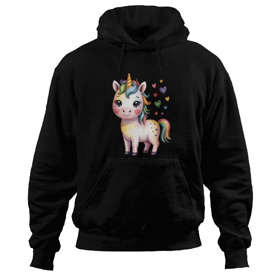 Believe in Magic – Cute Rainbow Unicorn Fantasy Hoodies