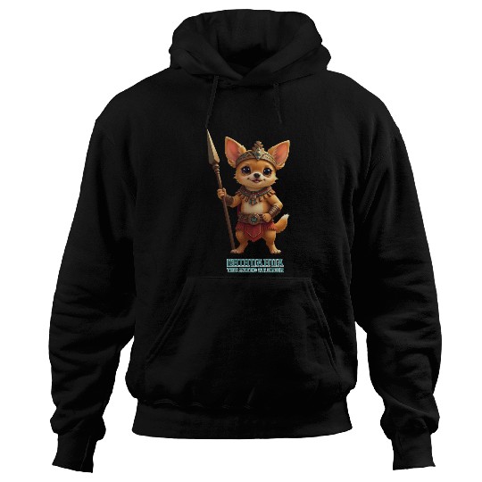 Chiihuahua the Aztec Warrior Hoodies