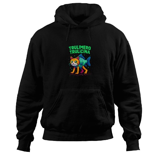 Retro Pixel Catfish – Trulmero Trulcina Hoodies