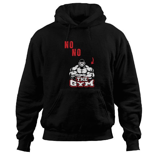 No Pain No Gain – Strongman Gorilla Gym  Hoodies