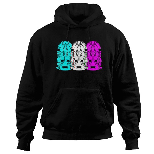 Mayan And Aztec Symbol Aztec Inca Hoodies