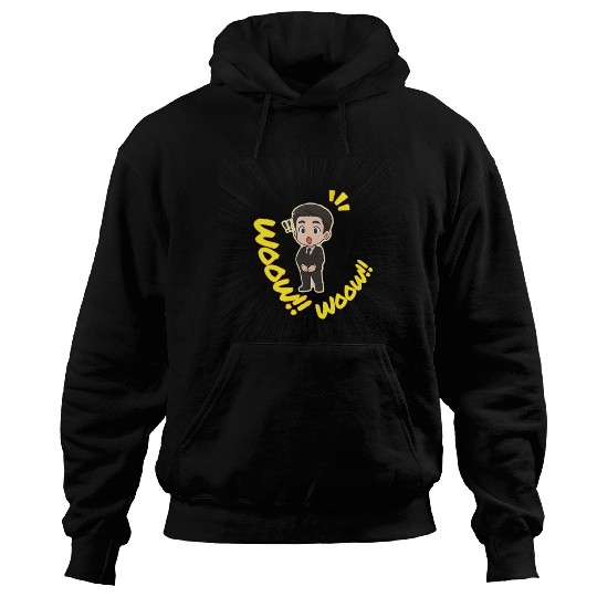 Surprised Business Man Illustration Hoodies