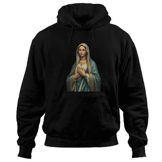 Madonna and Child Divine Embrace Hoodies