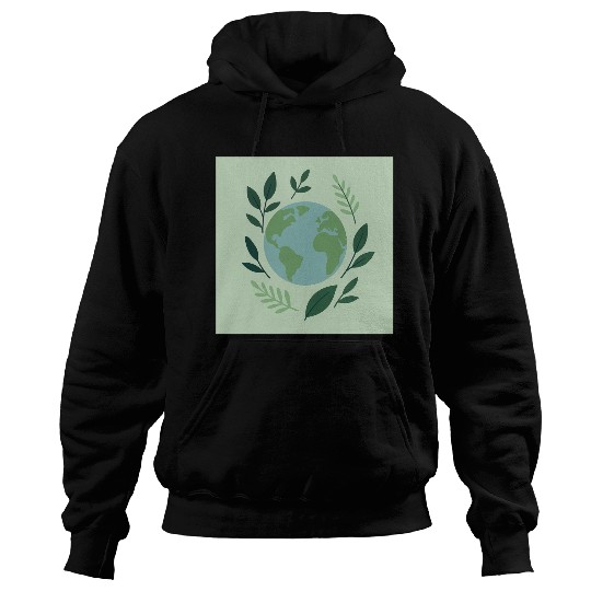 Earth and Leaves Eco Print Hoodies
