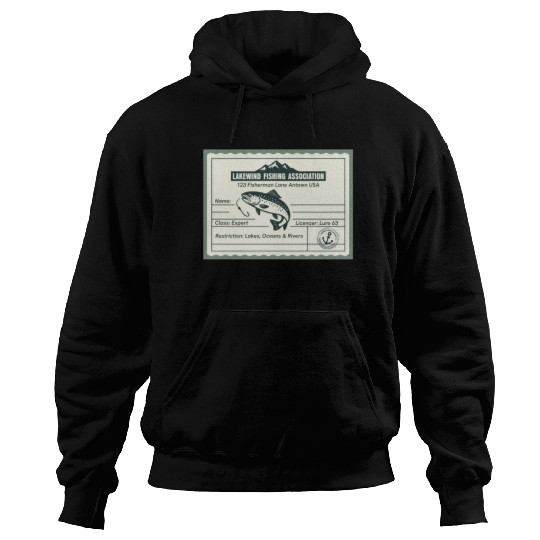 Fishing License PR Hoodies